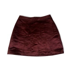 OLD NAVY - Maroon Velvet Skirt